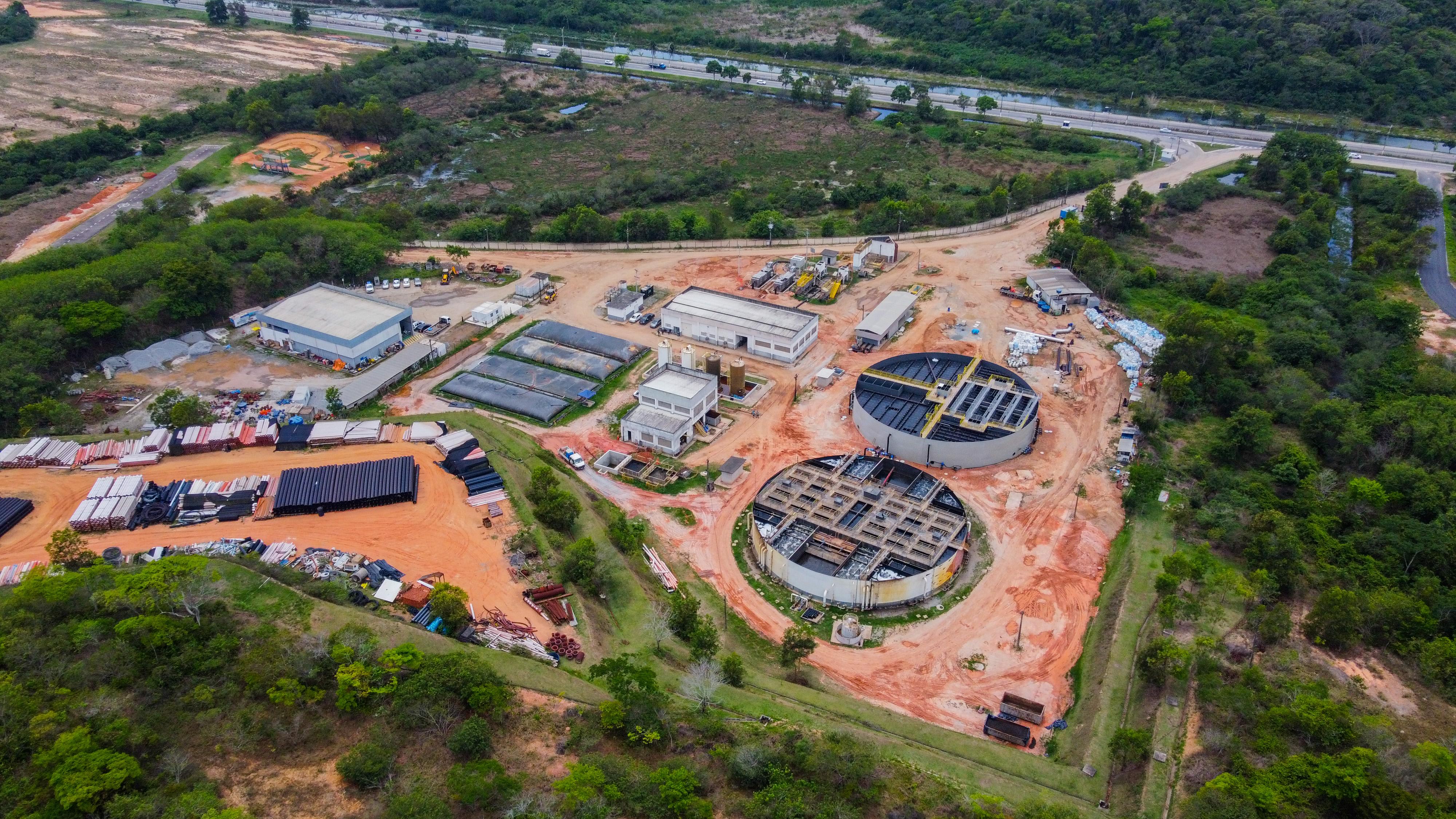 BRK finaliza obra de ampliação da Estação de Tratamento de Esgoto Centro
