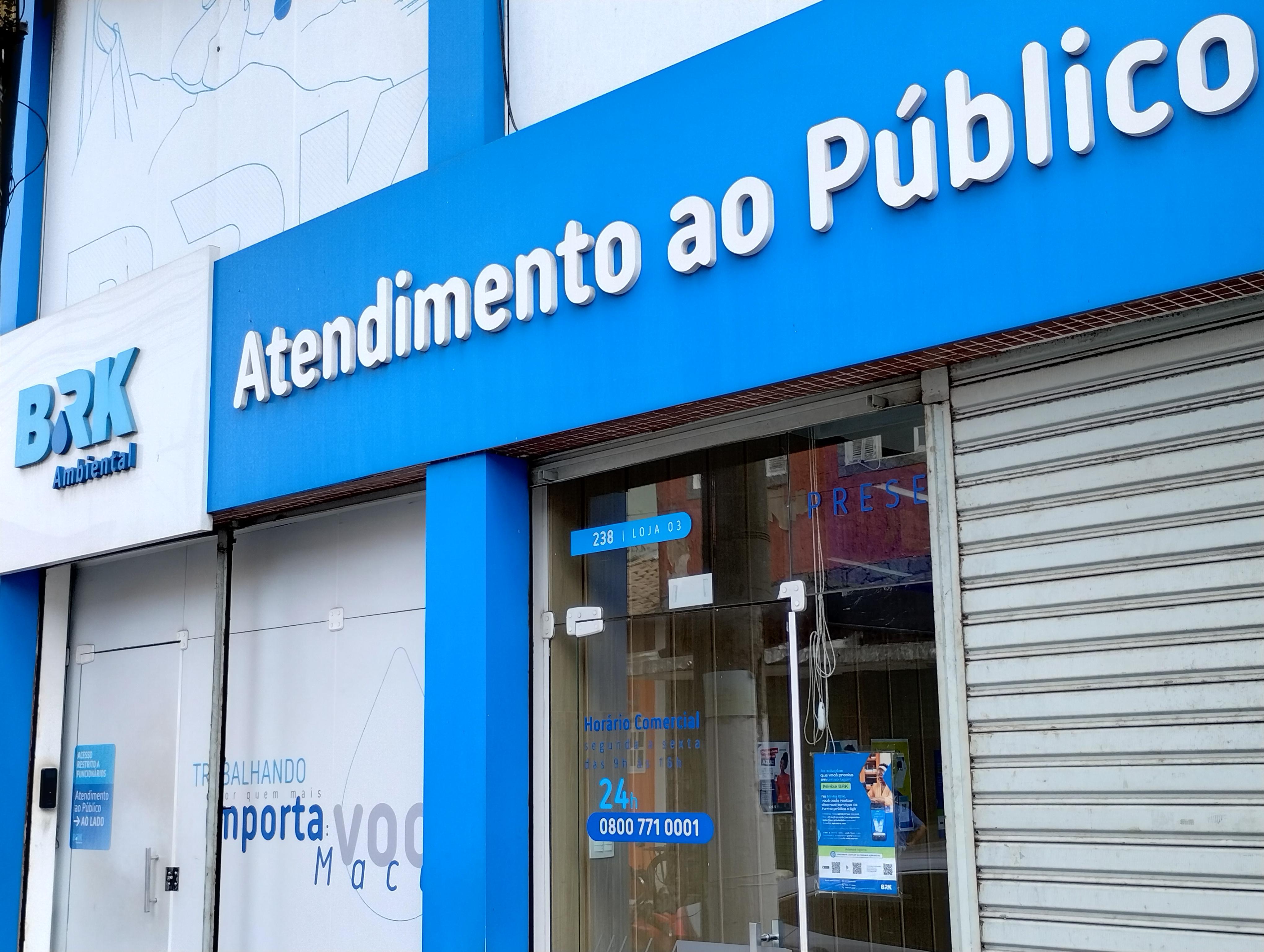 Devido ao Dia do Trabalhador, loja da BRK, em Macaé, não terá atendimento presencial nesta sexta-feira (01)