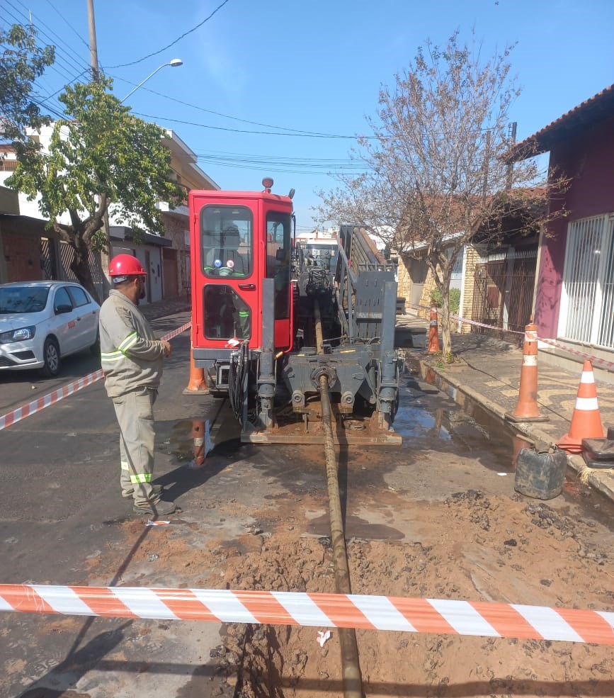 BRK atinge 50% de avanço da obra da nova rede de resíduos da Estação de Tratamento de Água (ETA) de Porto Ferreira