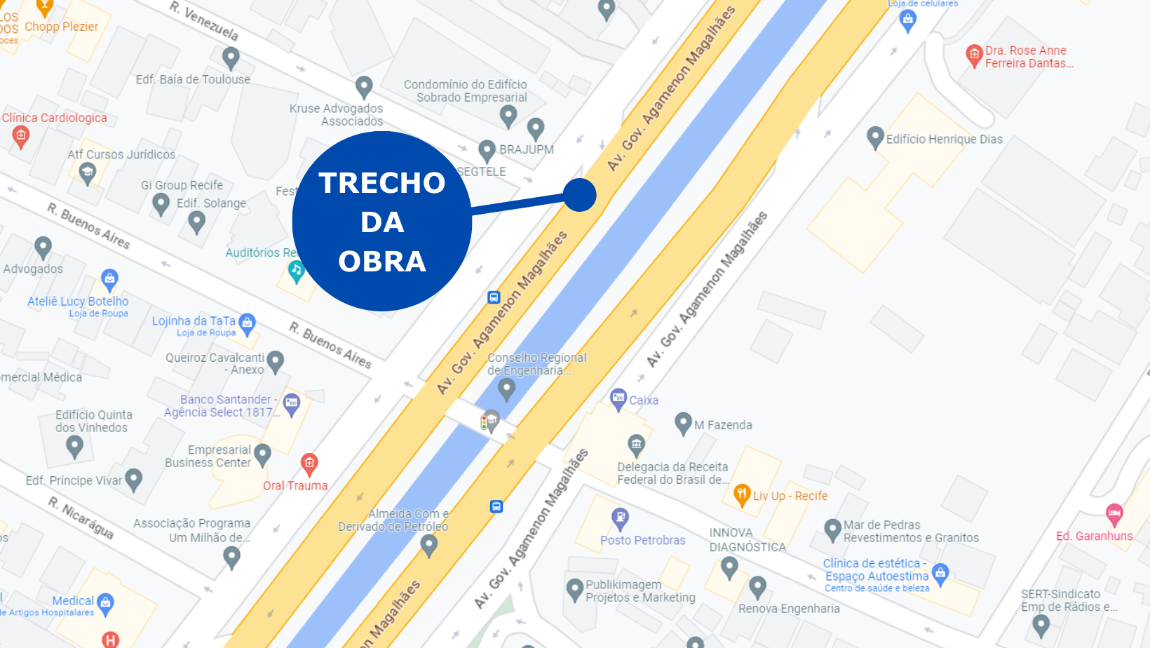 Mapa de obra -Agamenon Magalhães