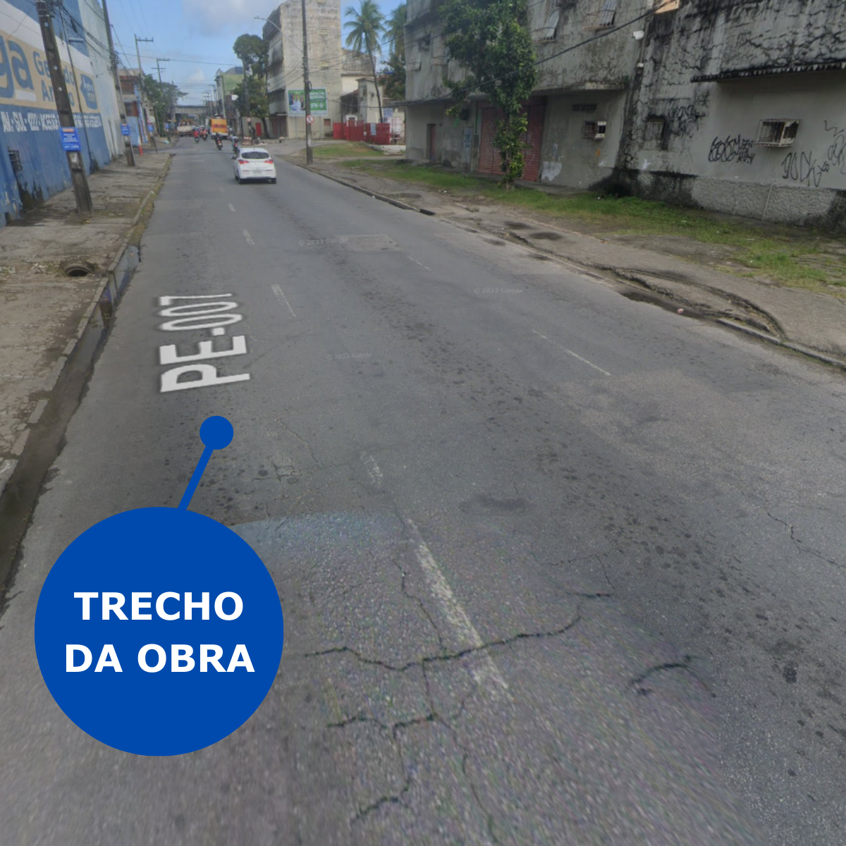 Obra na Rua Imperial