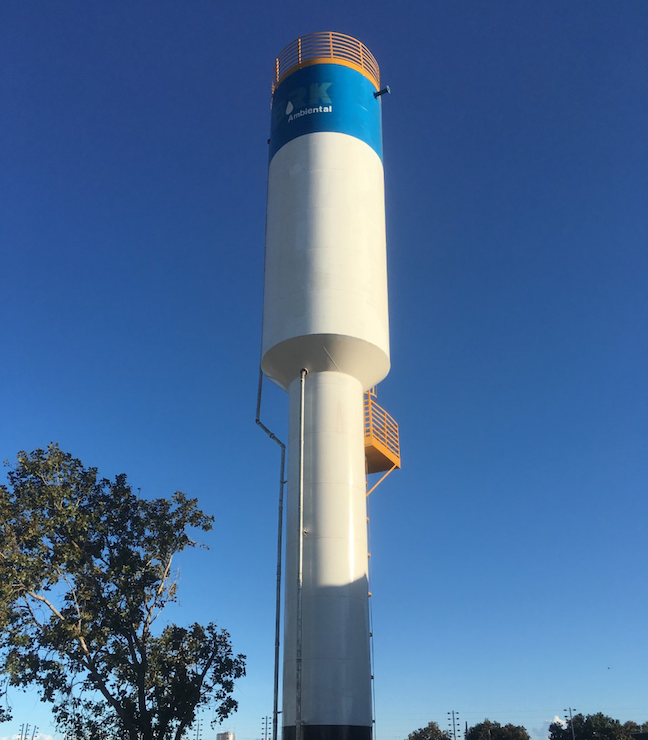 Reservatório de água da BRK Ambiental em Araguaína - Tocantins